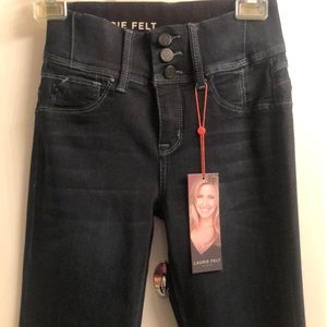 🆕 Laurie Felt Silky Curve Boot Cut dark blue # 14